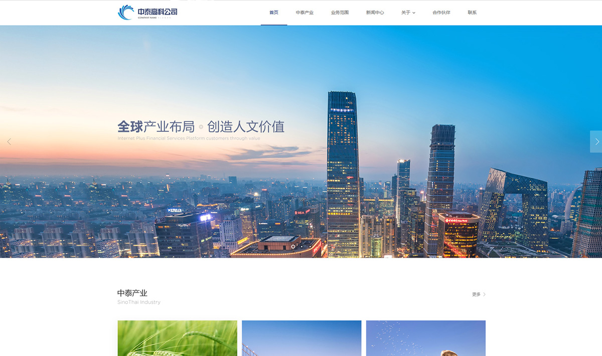 企業(yè)集團網站